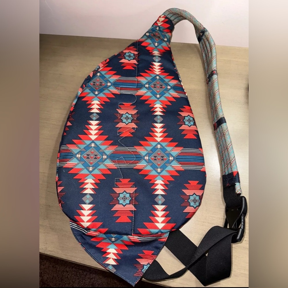 KAVU Original Rope Bag Sling Pack with Adjustable Rope Shoulder Strap - Mojave - Picture 14 of 14